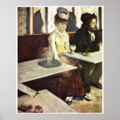 Absinthe, 1876 - Edgar Degas ポスター (正面)