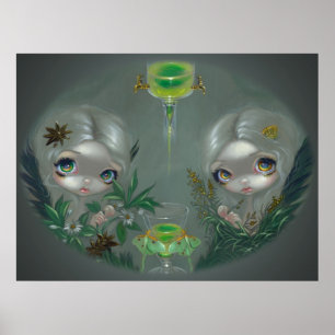 Absinthe : Anise and Artemisia ART PRINT fairy ポスター