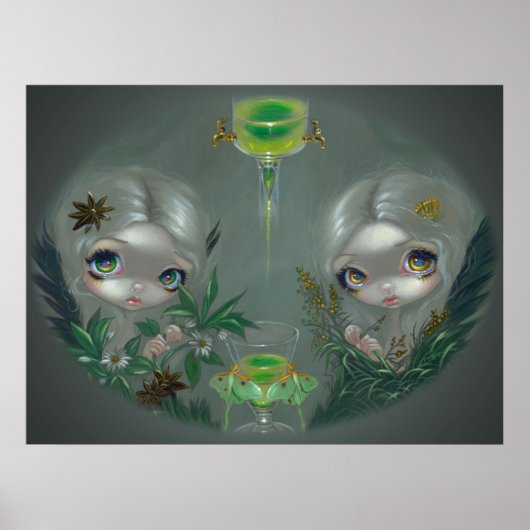 Absinthe : Anise and Artemisia ART PRINT fairy ポスター (正面)