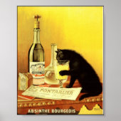 Absinthe Bourgeois Vintage Poster ポスター (正面)