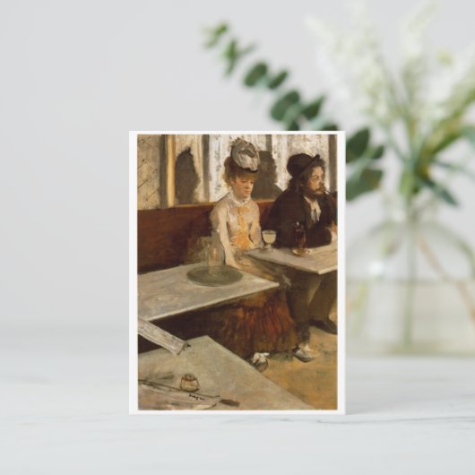 Absinthe by Degasはがき ポストカード (スタンド正面)