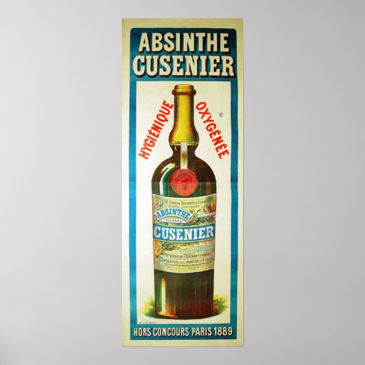 ABSINTHE CUSENIERポスター ポスター (正面)