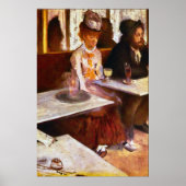 Absinthe Drinkers by Edgar Degas ポスター (正面)