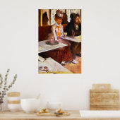 Absinthe Drinkers by Edgar Degas ポスター (キッチン)