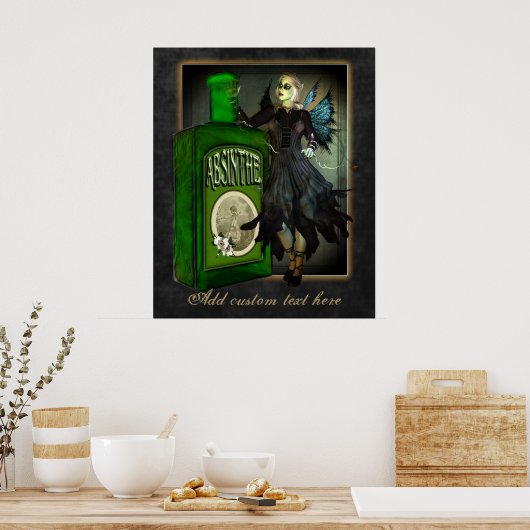 Absinthe Faerie Custom Poster ポスター (キッチン)