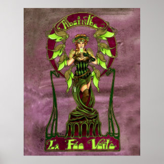 Absinthe Fairy Poster ポスター
