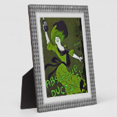 Absinthe in Green Vintage Ad Tabletop フォトプラーク (側面)