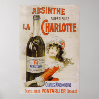 Absinthe La Charlotte ポスター