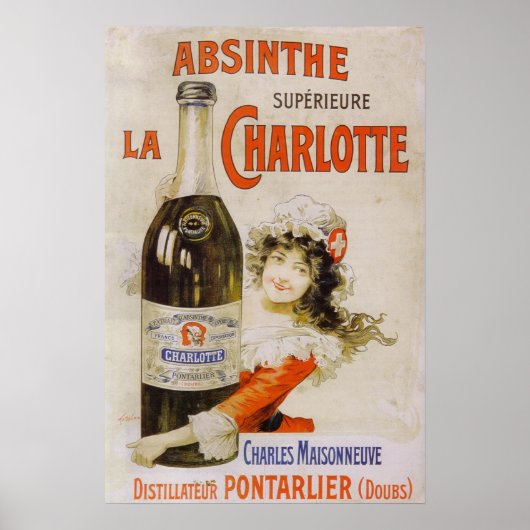 Absinthe La Charlotte ポスター (正面)