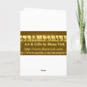 Absinthe Minded Greeting Card カード (裏面)