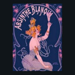 Absinthe Poster ポスター<br><div class="desc">A pretty redhead in a French poster toasts us with the drink. I found it in what is said to be public domain. I know it is not sold in France anymore since it was not legal unless it has changed. This is a poster seems to be in the 1800s....</div>