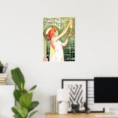 ABSINTHE ROBETTE Henri Privat Livemont Art Nouveau ポスター (ホームオフィス)