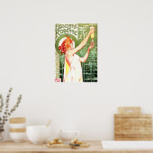 ABSINTHE ROBETTE Henri Privat Livemont Art Nouveau ポスター (キッチン)