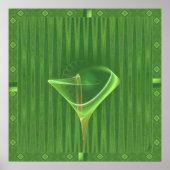 Absinthini Faery Martini Art ポスター (正面)