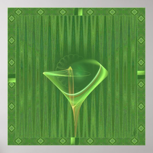 Absinthini Faery Martini Art ポスター (正面)