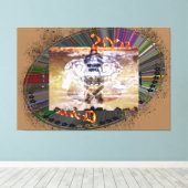 Absolut Vodka キャンバスプリント (インサイチュ (ウッドフロア))