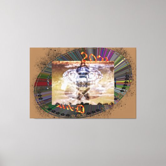 Absolut Vodka キャンバスプリント (正面)