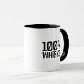 Absolute Holiday Truth: 100% Whiskey Statement マグカップ (正面右)