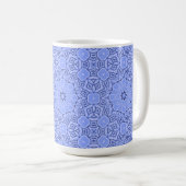 Absolutely Gorgeous Liquid Art Mandala Pattern コーヒーマグカップ (正面右)