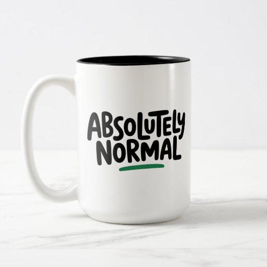 Absolutely Normal ツートーンマグカップ (左)