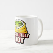 Absolutely Not Frog – Funny Lazy Frog Meme コーヒーマグカップ (正面右)