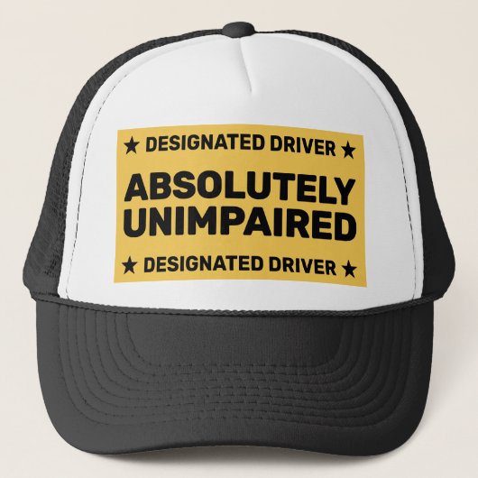Absolutely Unimpaired™ トラッカーズハット キャップ (正面)