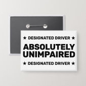 Absolutely Unimpaired™ ボタン 缶バッジ (正面/裏面)