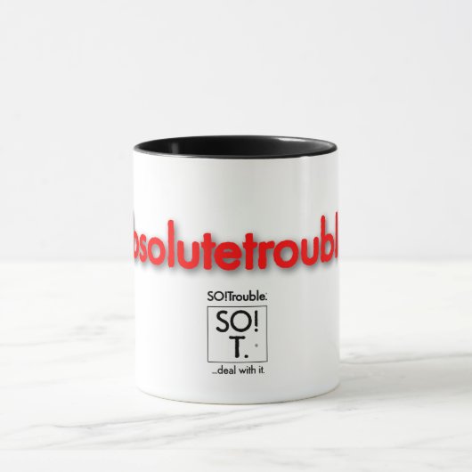 absolutetrouble! mug マグカップ (中央)