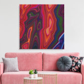 Absract Overload キャンバスプリント (インサイチュ (リビング))