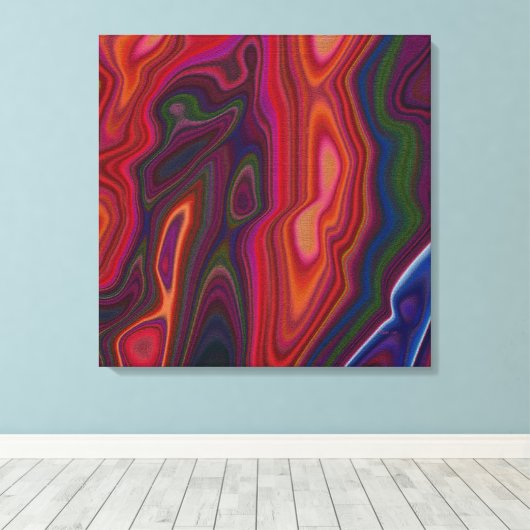 Absract Overload キャンバスプリント (インサイチュ (ウッドフロア))