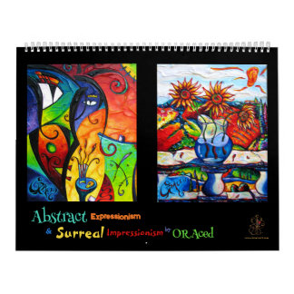AbStacT & Surreal Art Calendar by ORAced カレンダー