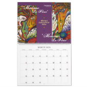 AbStacT & Surreal Art Calendar by ORAced カレンダー (3月 2026)