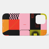 abstrのポストモダンインスパイアアートワークの構築解除 Case-Mate iPhoneケース (裏面 (横))