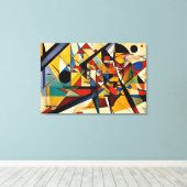 ABSTR_24-049,抽象芸術ギャラリーアート キャンバスプリント (インサイチュ (ウッドフロア))