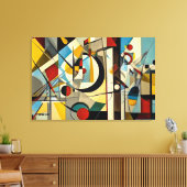 ABSTR_24-056, Abstract Gallery Art キャンバスプリント (インサイチュ (リビング))