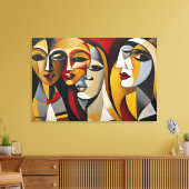 ABSTR_24-092,抽象芸術ギャラリーアート キャンバスプリント (インサイチュ (リビング))