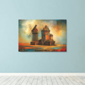 ABSTR_24-097,抽象芸術ギャラリーアート キャンバスプリント (インサイチュ (ウッドフロア))