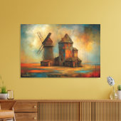 ABSTR_24-097,抽象芸術ギャラリーアート キャンバスプリント (インサイチュ (リビング))