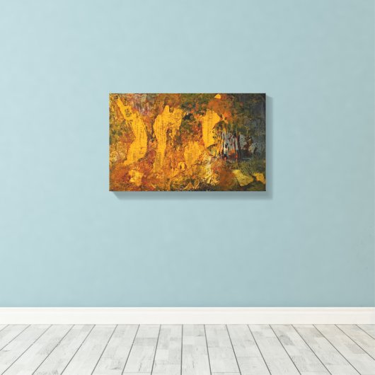 Abstraccion 1 キャンバスプリント (インサイチュ (ウッドフロア))