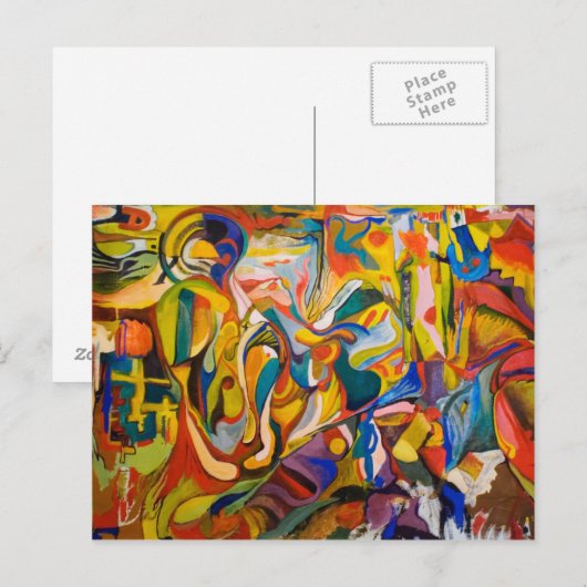 abstraCodActionポストカード ポストカード (正面/裏面)