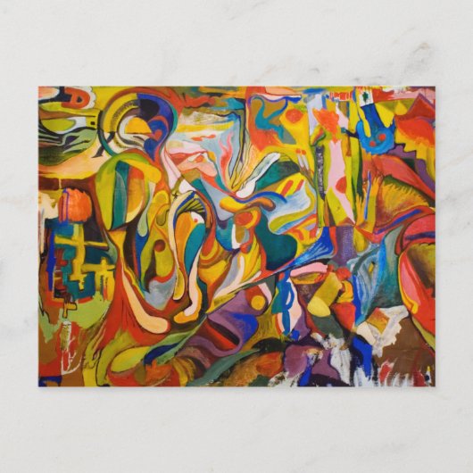 abstraCodActionポストカード ポストカード (正面)