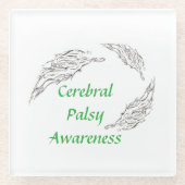 abstract ガラスコースター (正面)