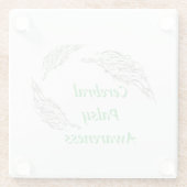 abstract ガラスコースター (裏面)