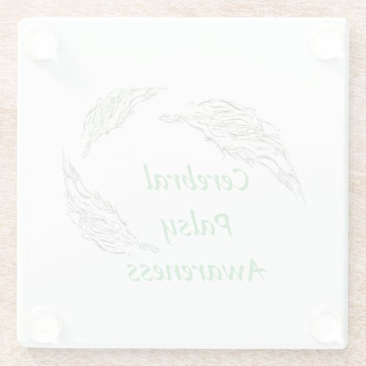 abstract ガラスコースター (裏面)