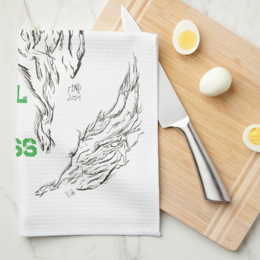 abstract キッチンタオル (四つ折り)