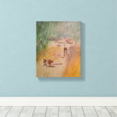 Abstract キャンバスプリント (インサイチュ (ウッドフロア))