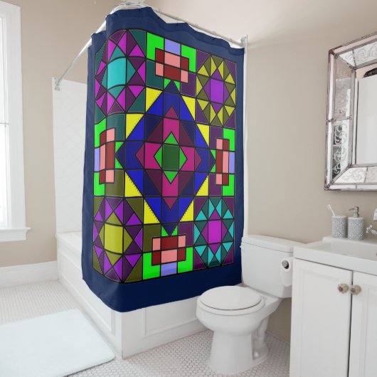 abstract シャワーカーテン (インサイチュ)