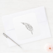 abstract スクエアシール (封筒)