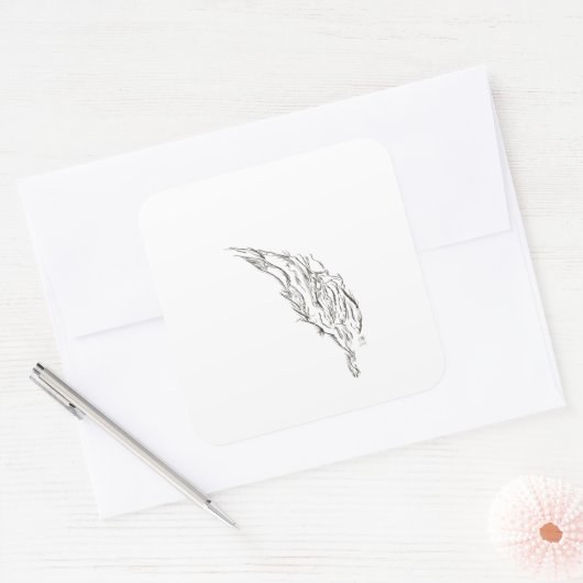 abstract スクエアシール (封筒)