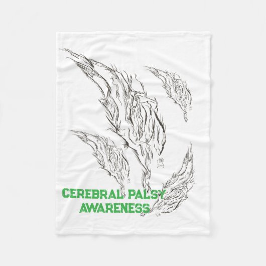 abstract フリースブランケット (正面)